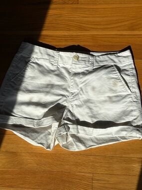 American Eagle Outfitters White Denim Shorts